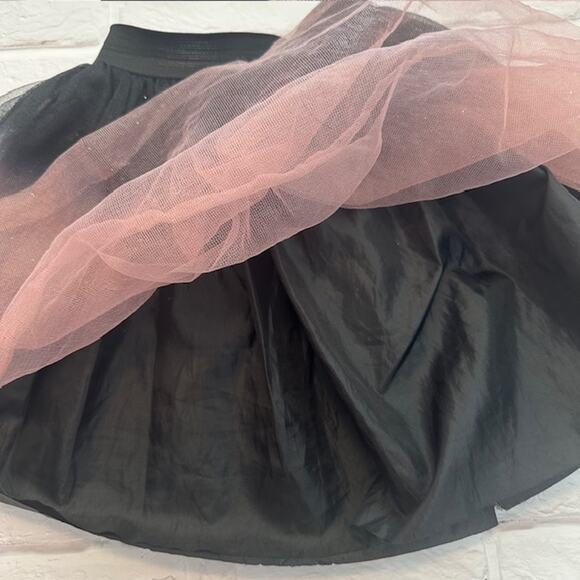 Toddler Girls 2-3 Years Black Orange Tulle Knee Length Skirt Halloween Party - Picture 6 of 8